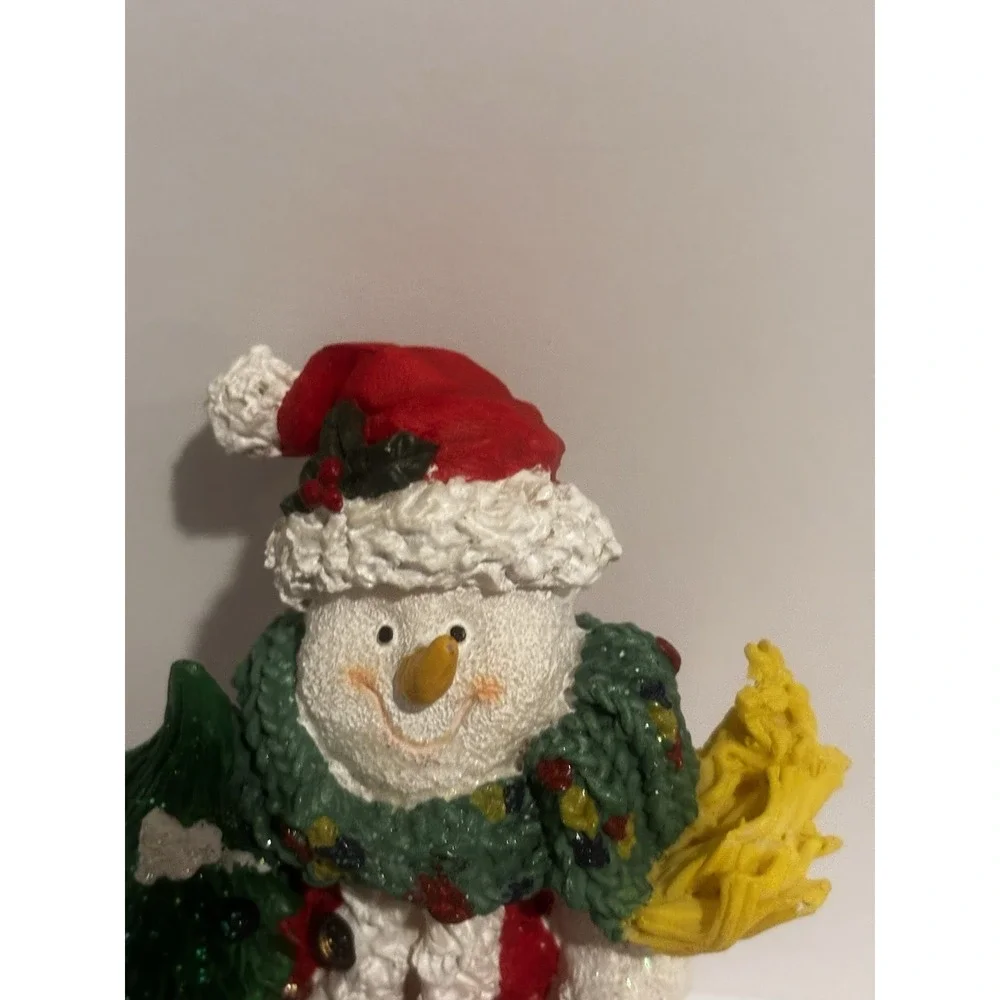 Vintage Snowman Collectibles By Seymour Resin Christmas‎ Figurine Decoration